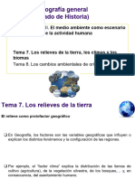 TEMA 6. Relieve Clima Ecosistemas