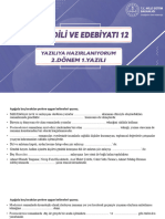 12.sinif Turk Dili Ve Edebiyati 2.donem 1.yazili Sorulari