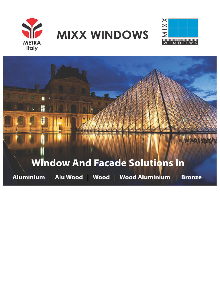 Mixx Windows Catalog PDF Window Door