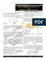 Jee Main Dpyq Full Syllabus Paper-6