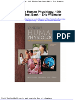 Vanders Human Physiology 13th Edition Test Bank Eric Widmaier
