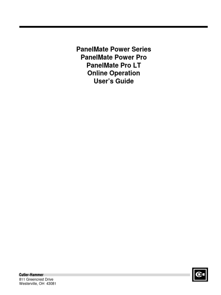 Powermate Userguide | PDF | Programmable Logic Controller | Page Layout