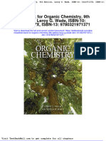 Test Bank For Organic Chemistry 9th Edition Leroy G Wade Isbn 10 032197137x Isbn 13 9780321971371