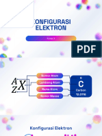 X - Konfigurasi Elektron