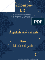 PPT. Agama Asyariyah Dan Maturidiyah