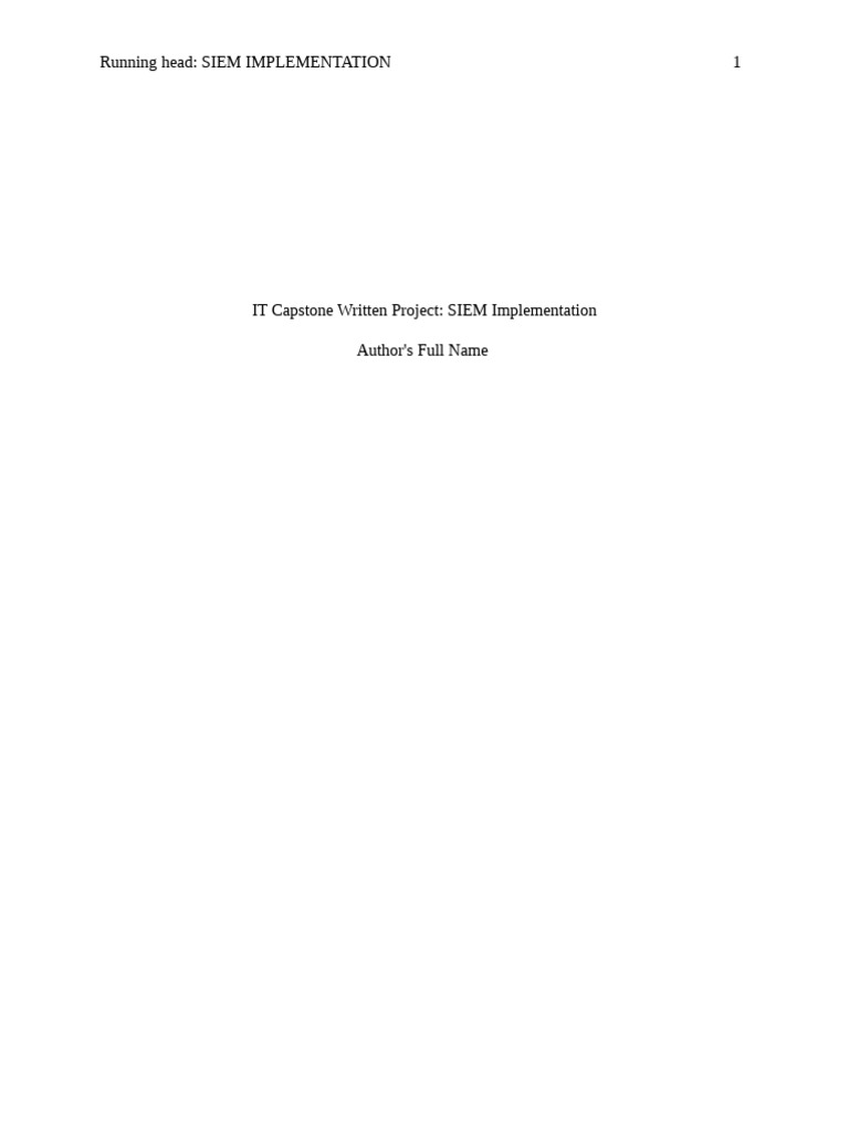 SIEM Solutions for FinancialUSA | PDF | Security | Computer Security