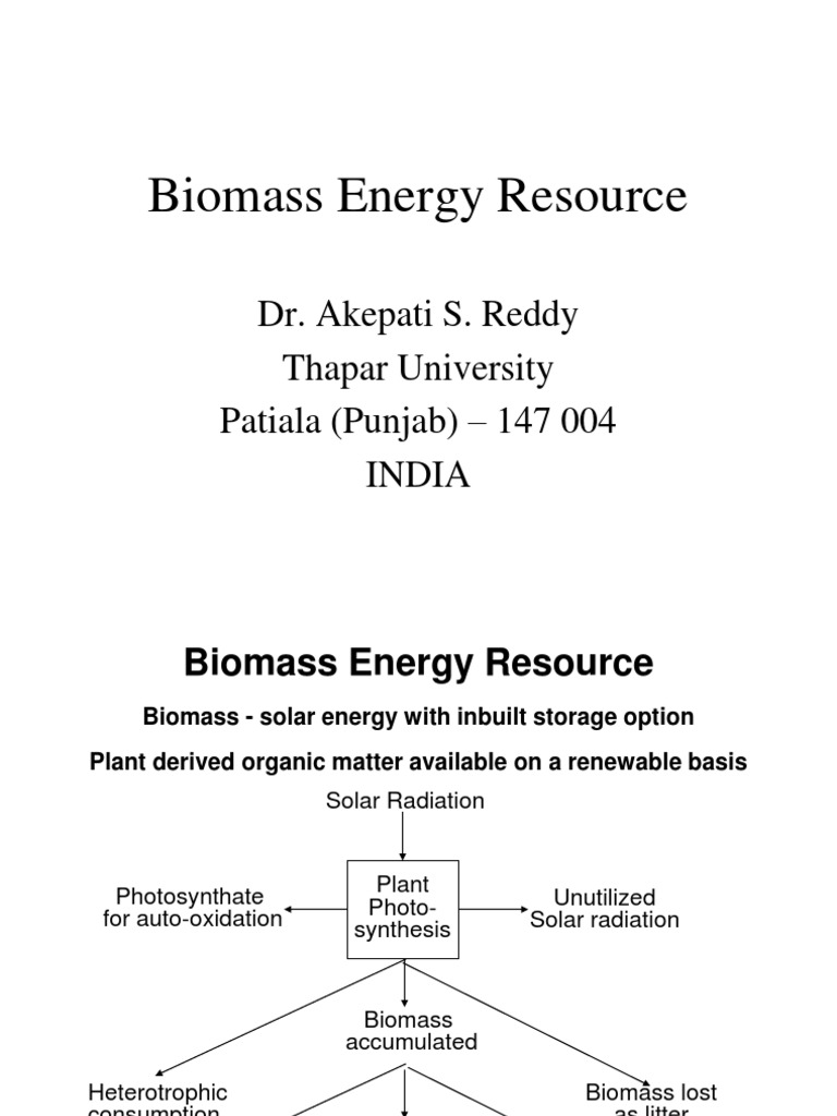 Biomass Energy Resources Overview | PDF | Biomass | Biofuel