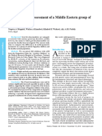 Anthropometric Assessment of A Middle Ea