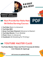 Kashif Majeed Earning Courses Details