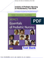 Wongs Essentials of Pediatric Nursing 9th Edition Hockenberry Test Bank