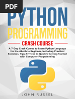 Russel J. Python Programming. A 7-Day Crash Course To Learn Python Language 2020