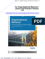 Test Bank For Organizational Behavior Bridging Science and Practice Version 3 0