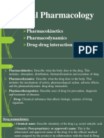 General Pharmacology: Pharmacokinetics Pharmacodynamics Drug-Drug Interactions