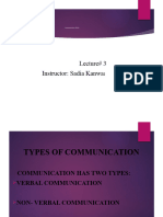 Communication Skills Lecture 3