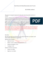 Quantum Biofeedback Protocol for Body Harmonization After Vaccine