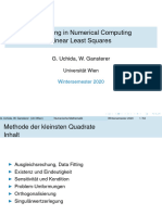 Einfuehrung Numerical Computing 3 Linear Least Sqares GU