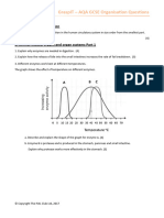 AQA Biology Organisation GraspIT GCSE - Reusable Worksheet