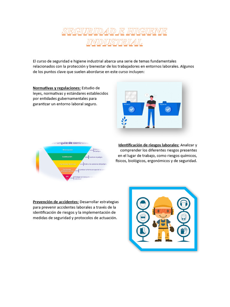 Seguridad e Higiene Industrial | PDF | Higiene Ocupacional | Valores