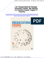 Test Bank For Organizational Change An Action Oriented Toolkit 4th Edition Gene Deszca Cynthia Ingols Tupper F Cawsey 2