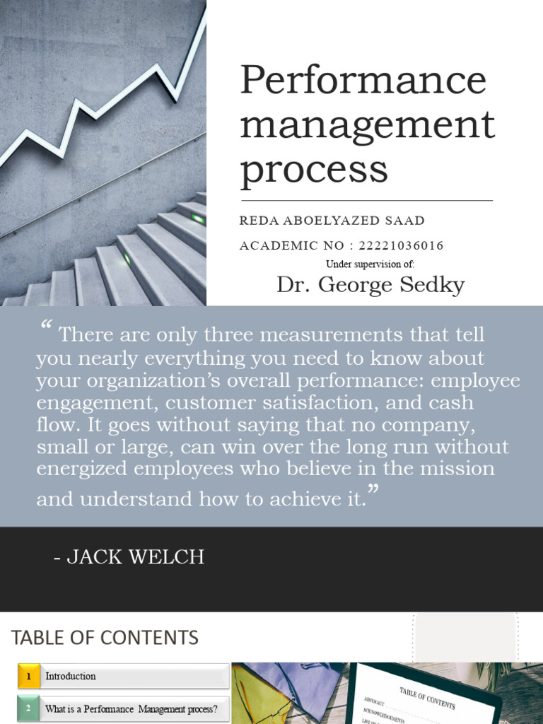 Performance management process pdf performance management