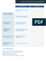 Create Your Business Vision Statement PDF