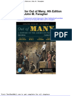 Test Bank For Out of Many 9th Edition John M Faragher
