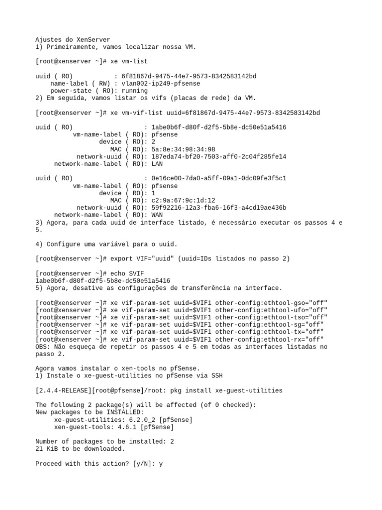 XenServer VM Network Setup Guide | PDF | Computer Science | Computer ...