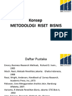 Konsep Metodologi Riset Bisnis