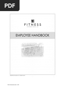 Fitness International LLC Employee Handbook - Oct-2020