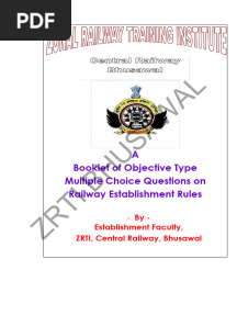 MCQ Estb Rules 7th CPC