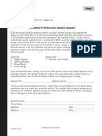Overdraft Protection Service Request: P.O. Box 15966, Sacramento, CA 95826-0966