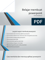 Belajar Membuat Powerpoint