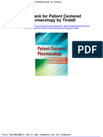 Test Bank For Patient Centered Pharmacology by Tindall
