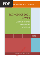 Economics Sample Work