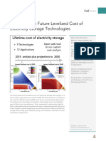 Projecting the Future Levelized Cost of Electricity Storage Technologies