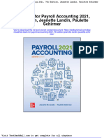Test Bank For Payroll Accounting 2021 7th Edition Jeanette Landin Paulette Schirmer