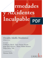 Enfermedades y Accidentes Inculpables. Osvaldo Maddaloni. 2017.