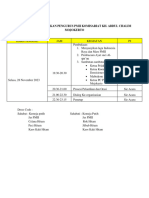 Roundown Pelantikan Pengurus Pmii Komisariat KH 2