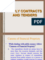 Indents and Tenders