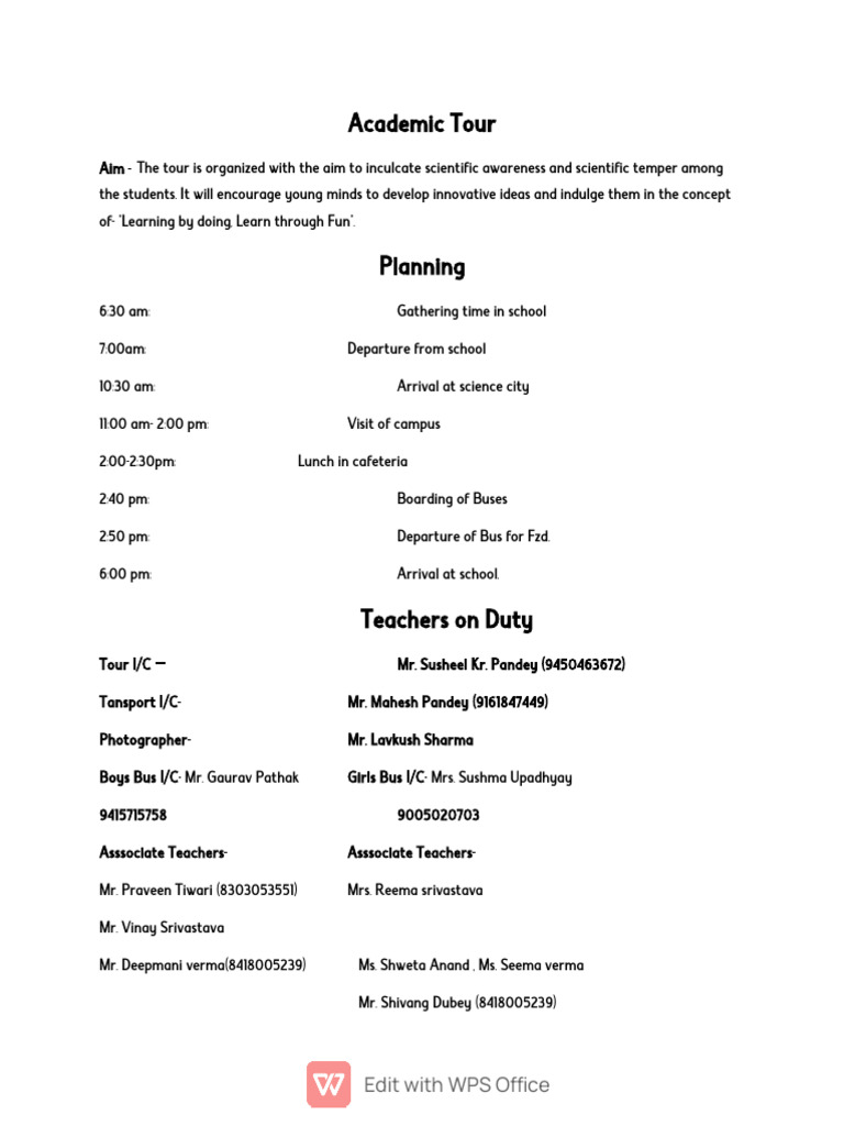 Planning of Science City1 PDF