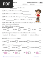 3D Object View Worksheets for Class 4 | PDF