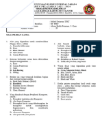 Soal Dan Kisi-Kisi UKEI T.4 Pilihan Kejuruan XI TJKT - Ahyan Budhi Permana