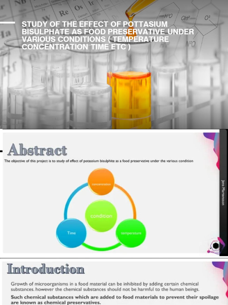 study-of-the-effect-of-pottasium-bisulphate-as-food-preservative-under