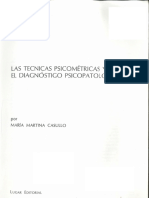 Casullo, M. M (2002). Las tareas de prevención y los estudios epidemiológicos en Salud Mental. En Las técnicas psicométricas y el diagnóstico psicopatológico. Ed. Lugar