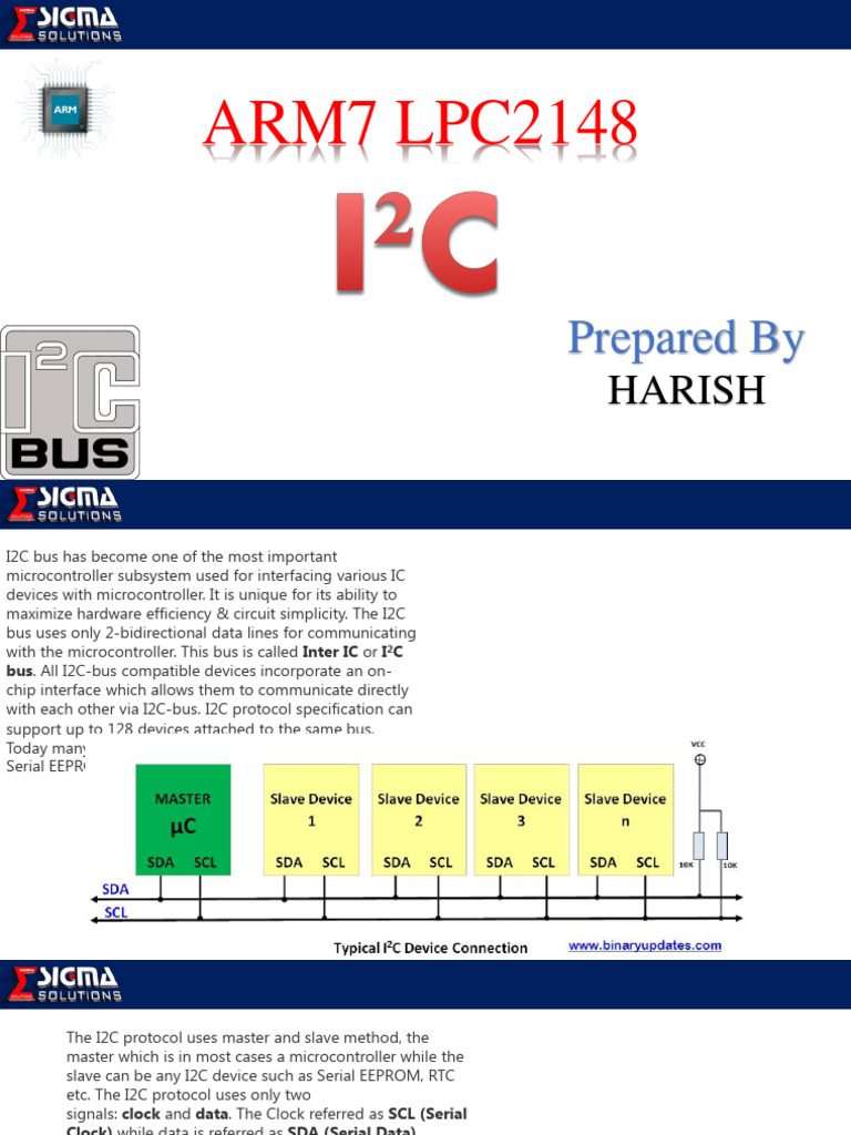 Arm I2c PDF Electronics Electrical Engineering