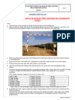 Working Instruction Near Electric Power Transmission Lines