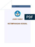 Bahan Ajar Ketimpangan Sosial