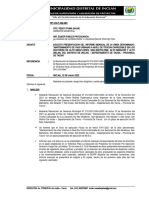 Informe #016-2022-ERP-USLP-GM-MDI - SOLICITO PRESENTACION DE INFORME MENSUAL - VIAS URBANAS ALTO MIRAFLORES
