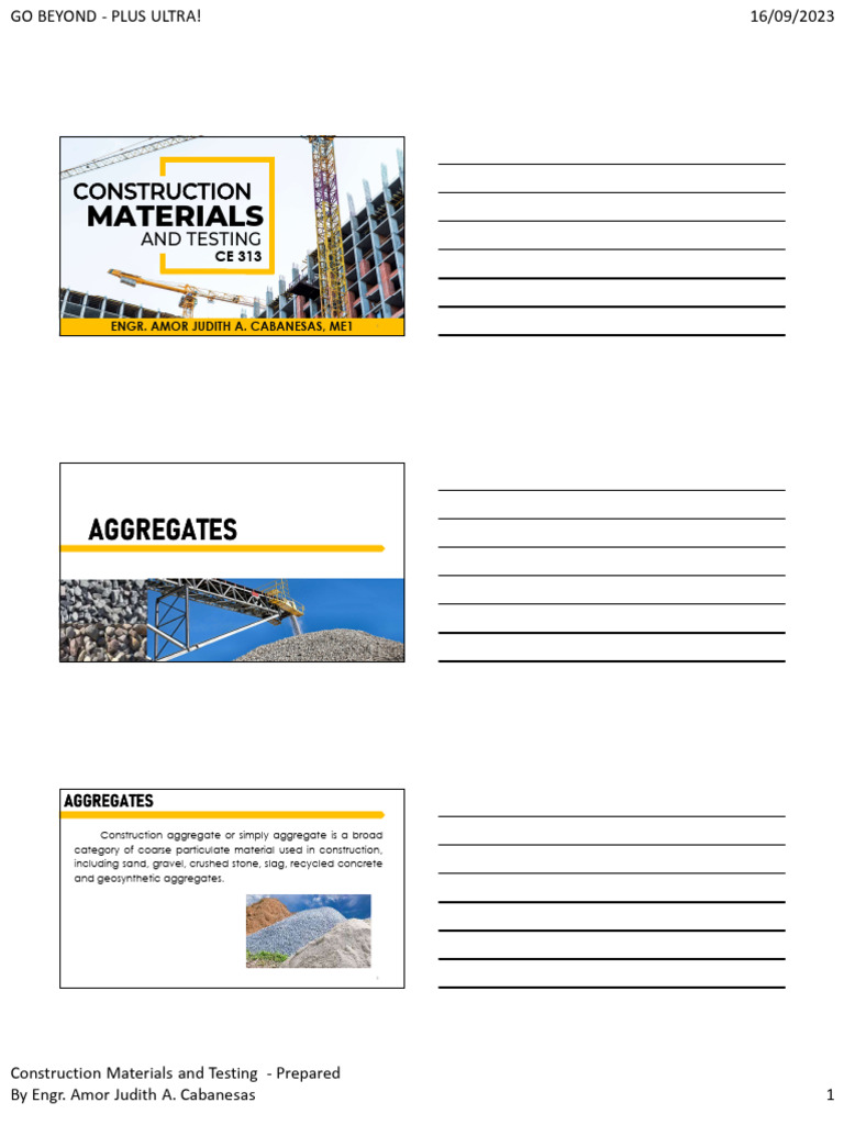 Aggregate Testing Procedures Overview | PDF | Construction Aggregate ...