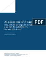 As Águas em Sete Lagoas Um Estudo de Espaço Público A Partir de Indicadores Socioambientais - Thaís Soares Da Silva ITCC UFMG 2023.2 COMPRIMIDO